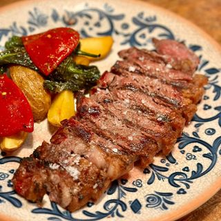 ENTRECOT A LA BRASA DE CEBÓN DE VACA PAJUNA (350 G.)