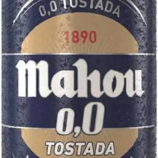 Cerveza Mahou 0,0 tostada, Lata 33cl