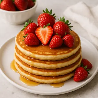 Tortita Con Fresas