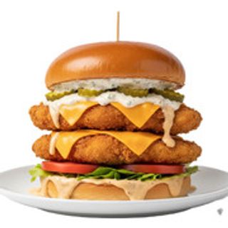 Double Chicken Burger