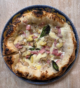 Prosciutto cotto e funghi