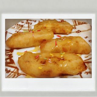 Plátano Frito Con Miel