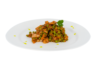 Seppioline e piselli