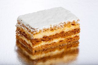 Pastel Milhoja De Crema