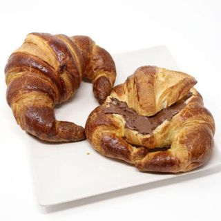 Croissant a la plancha con Nutella