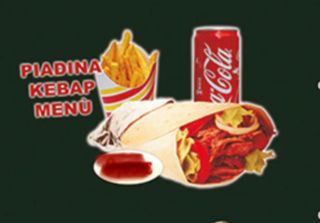 Piadina Falafel Menu