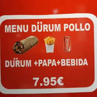 Menú Durum