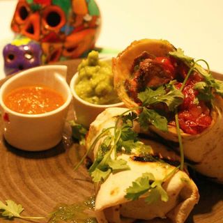 Burrito de entrécula a la brasa