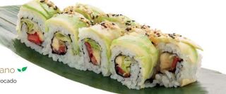 166 Uramaki vegetariano