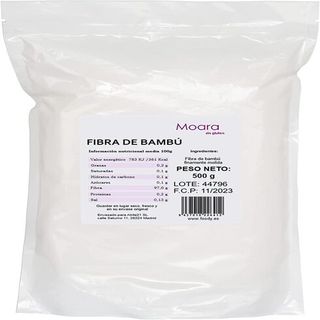 Moara Fibra/Harina De Bambú Keto Low Carb 500Gr 