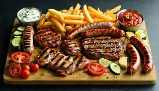 Mix Grill 2 + Băutură (2 persoane)