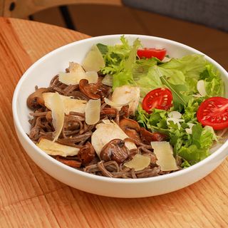 Соба з куркою та грибами (450г)