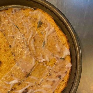 Farinata con Lardo D'Arnad Dop