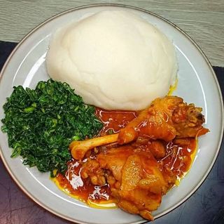 Ugali Chicken Wet Fry