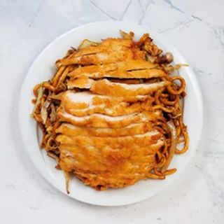 Pohana piletina s rezancima