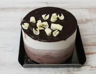 Postres tres chocolates