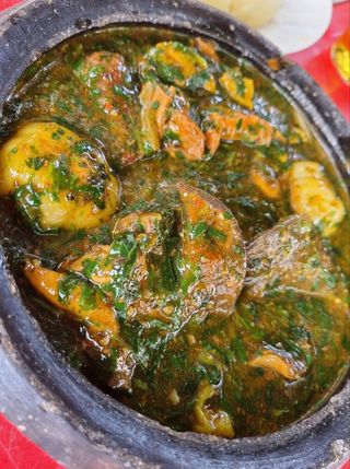 Placali + Sauce Kôpê