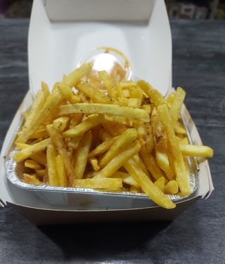 Patas fritas medianas