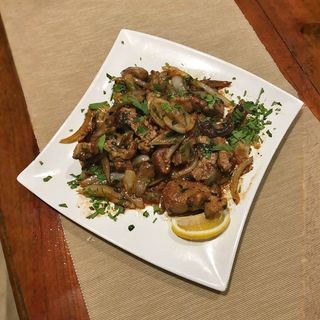 Свинска друсана пържола