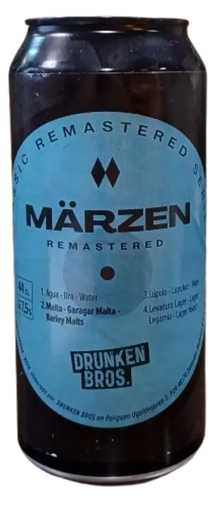 Remastered Märzen Drunken Bros Lata 44 cl.