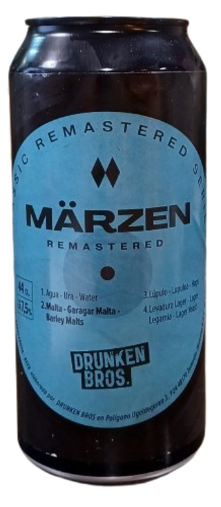 Remastered Märzen Drunken Bros Lata 44 cl.