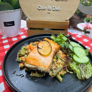 печена сьомга