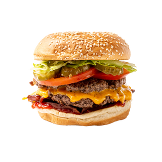 Hamburguesa con Queso y Beicon