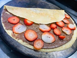 Crepe De Nutella Y Fresa
