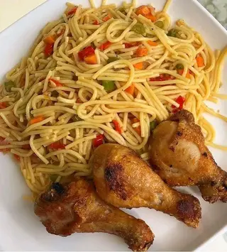 Spaghetti Poulet