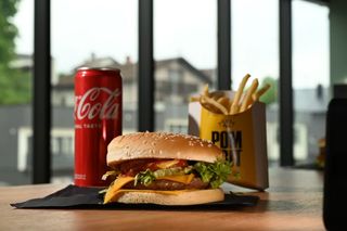 Grand Spicy burger Meni