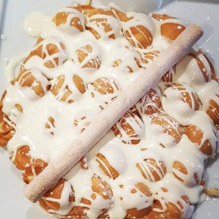 Gofre Con Chocolate Blanco