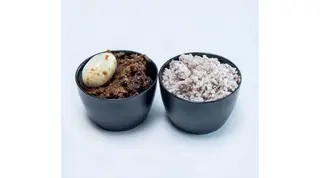 Ofada Rice with Ayamase Sauce