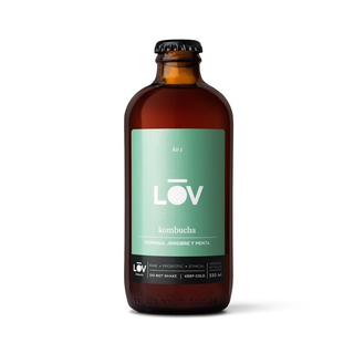 Kombucha de Moringa, Jengibre y Menta (LŌV Ferments)