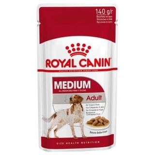 Hrana umeda caini Royal Canin, Medium, Adult, set 10 buc, 140g