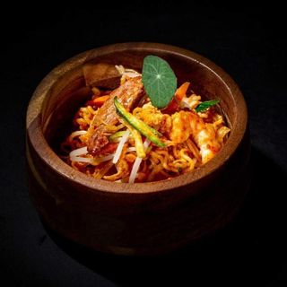 Tagliolini saltati al found style