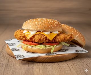 Hamburguesa Pollo Crujiente