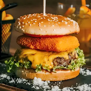 Energy combo burger