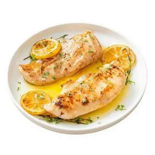 65.Pollo frito con limón