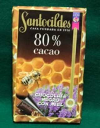 Chocolate 80% Negro con Miel