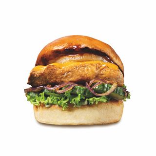 Burger z kurczakiem i ananasem