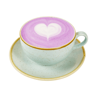 Ube latte waniliowe