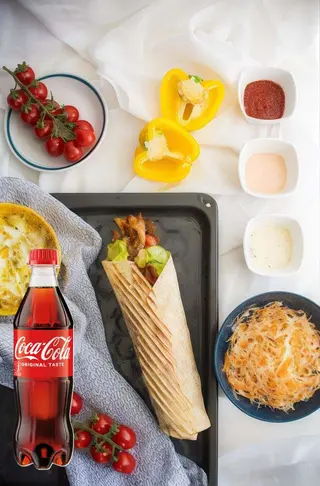 Tortilla Rollo - Mega + coca-Cola 0,5l
