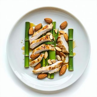 71 Pollo con le mandorle