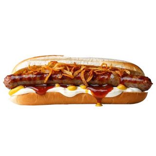 Bocadillo Especial Salchichas Con Kétchup Y Mostaza