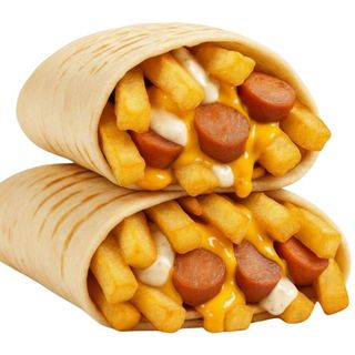 Cheesy Wurstel French Taco