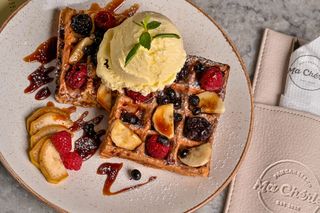 Waffle sa slanom karamelom