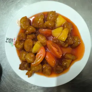 67 Maiale in salsa agrodolce
