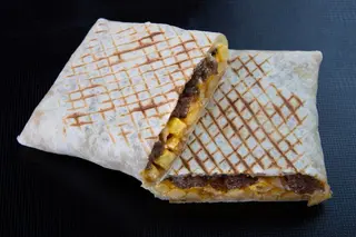 Tacos viande hachée.  Médium
