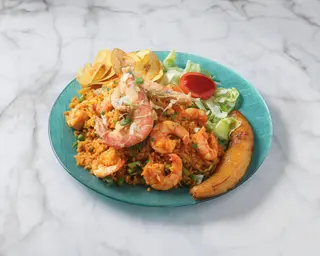 Arroz con camarón