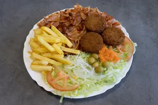 Plato Kebab de Calamares